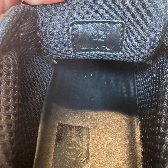 Versace Kids Black and Gold Sneakers